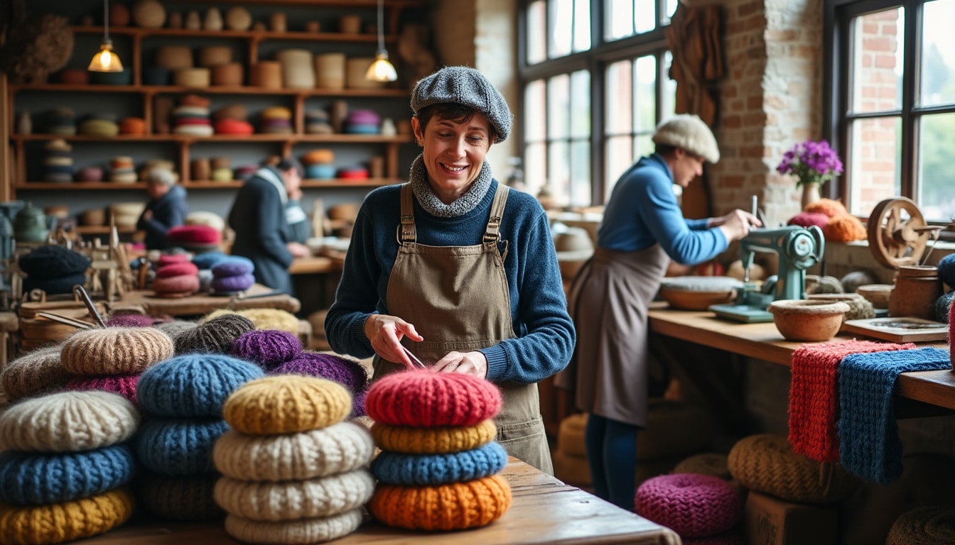 Béret et bonneterie : les ateliers qui subsistent