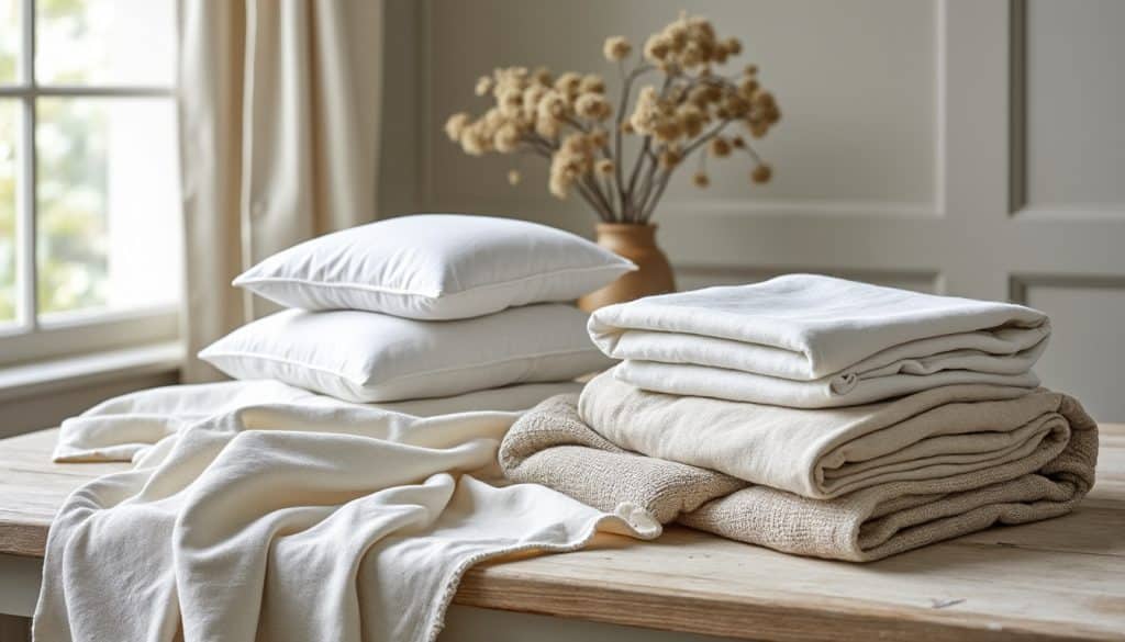 Linge de maison français : les tissages et leurs qualités