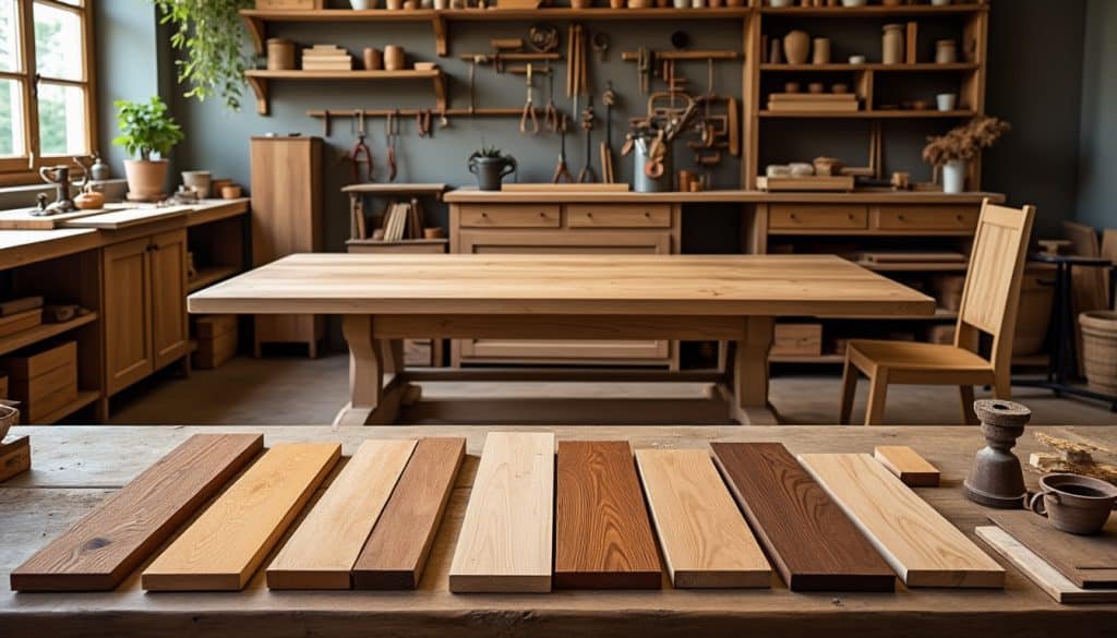 Meuble en bois massif fabriqué en France : les essences locales