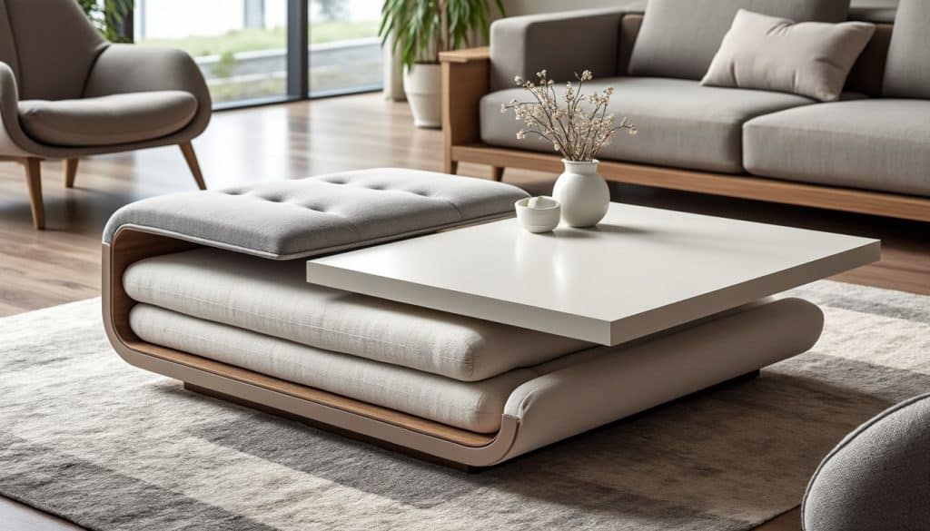 Table basse design made in design : garnissage, confort et entretien