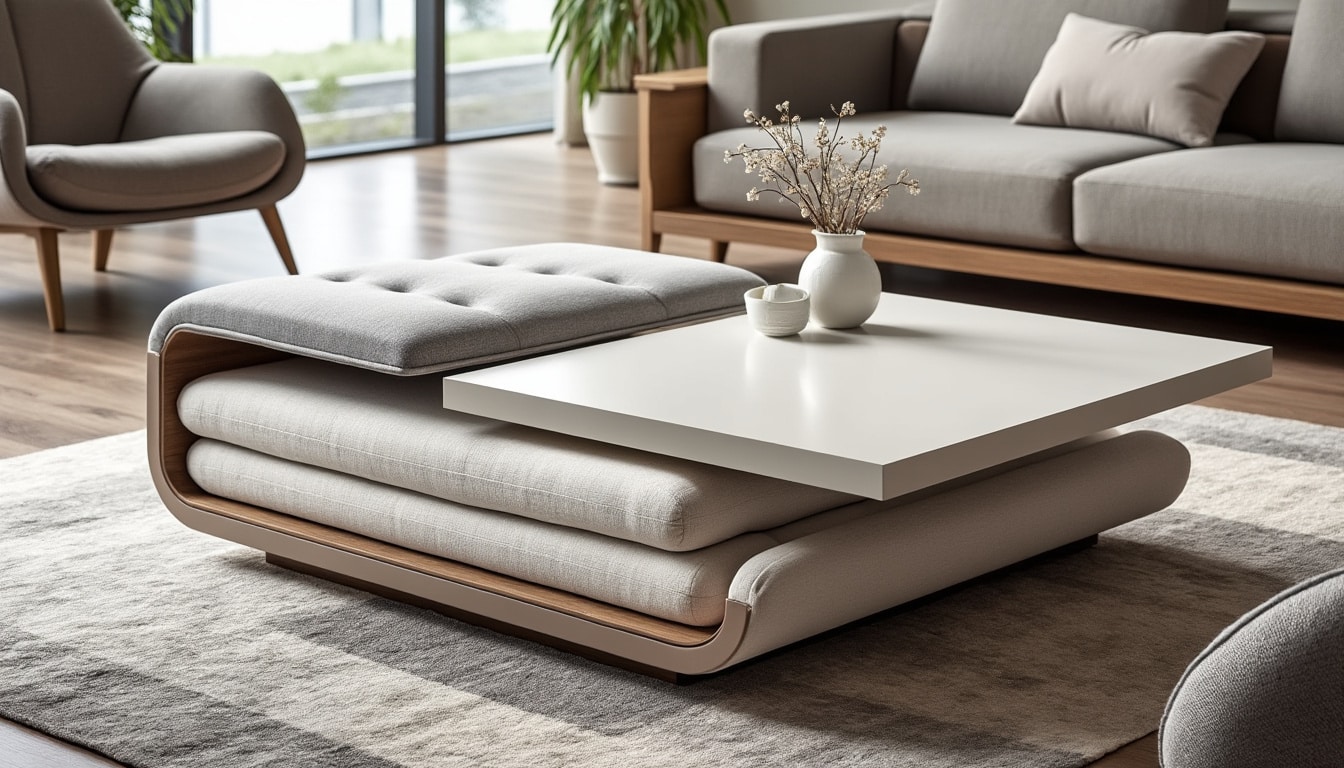 Table basse design made in design : garnissage, confort et entretien